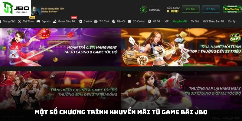 Game Bài Jbo - Tổng Hợp Những Trò Chơi Bài Hay Nhất 2025 5 mot-so-chuong-trinh-khuyen-mai-tu-game-bai-jbo